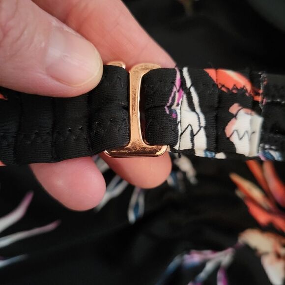 LN BAR III FLORAL TUMMY TONER 1 PIECE SWIMSUIT/MONOKINI SZ. L - Picture 6 of 8